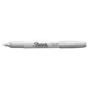 Marcador Sharpie Metallic Permanente, Punta Fina, Silver (1 Und)