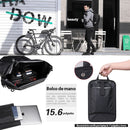 Bolso lateral para Bicicleta / motocicleta 27 L - Negro Rhinowalk