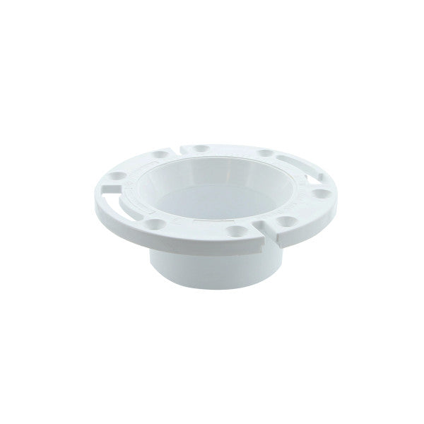 Brida de PVC de 4" x 3" para inodoro