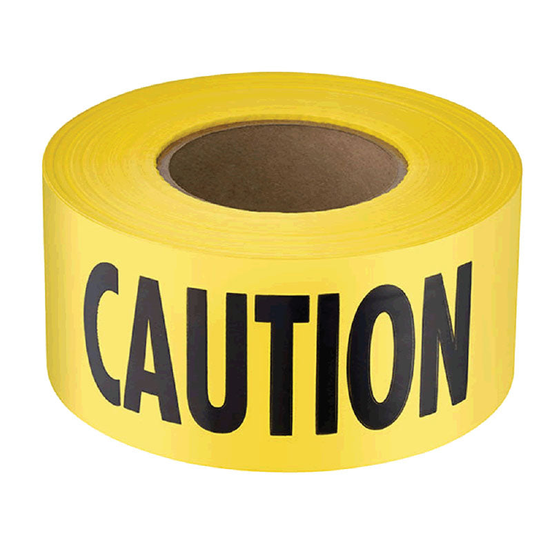 Cinta de precaución amarilla de 300 pies