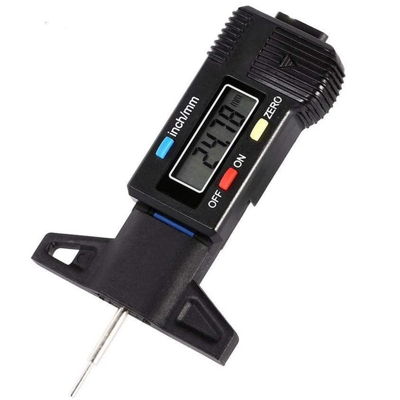 Medidor de espesor de neumáticos.