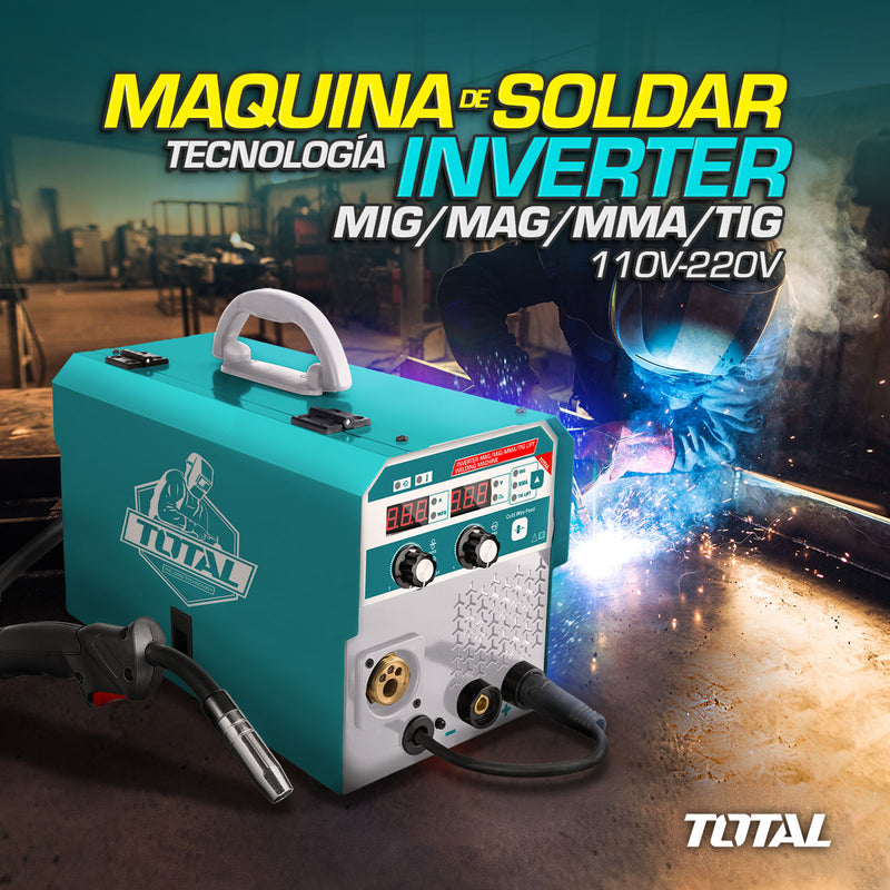 Maquina de soldar Inverter MIG MAG MMA y TIG 160A 110V-220V