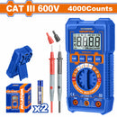 Multímetro Digital 6000 dígitos. CATIII 600V. Medición de temperatura. Rango automático.
