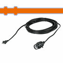 Cable de Extensión con socket para bombillo 4M Calibre 2x18AWG Base: E27CCA Extensión Eléctrica.