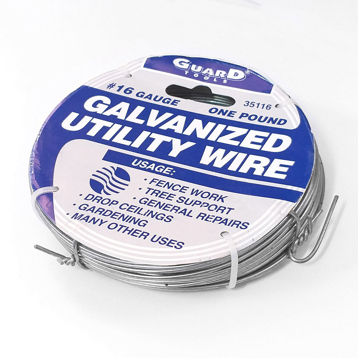 Alambre de Refuerzo Galvanizado Calibre #16 (1.6 mm) Rollo 1 Lb.