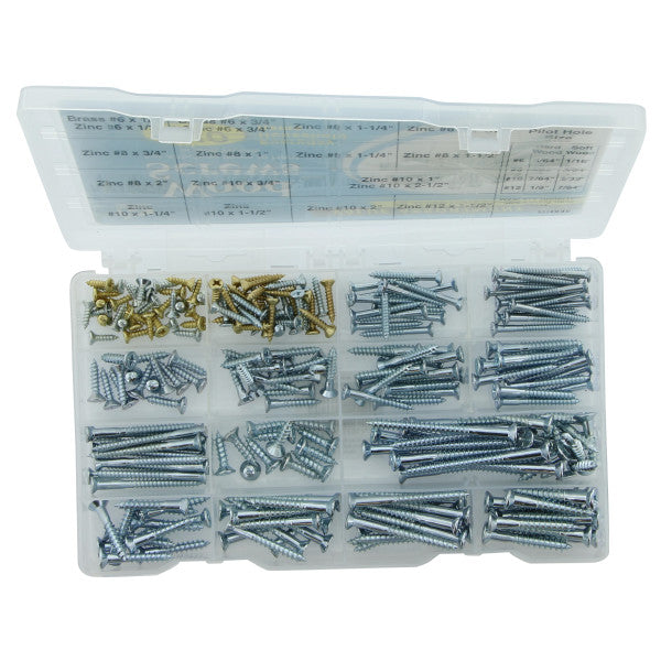 (240 piezas) Kit de tornillos para madera