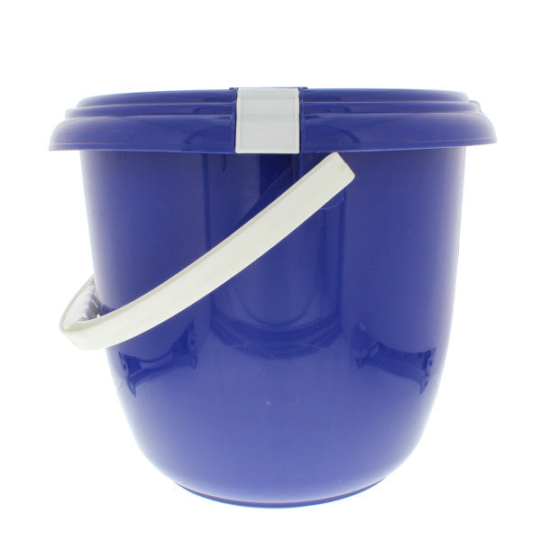 Cubo de plástico de 15 litros con tapa