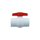 Válvula lisa de bola PVC de 1/2"