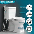 Ducha sanitaria Acero Inoxidable 304 de mano tipo telefono altisima calidad set 4 piezas con accesorios bidet