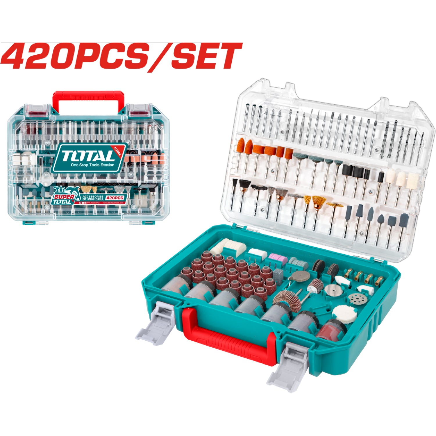 Puntas para mototool 420 piezas. Juego