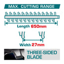 Cortasetos Podadora Inalámbrica 40V Longitud de 650mm 3600cpm No incluye batería ni cargador. Super total
