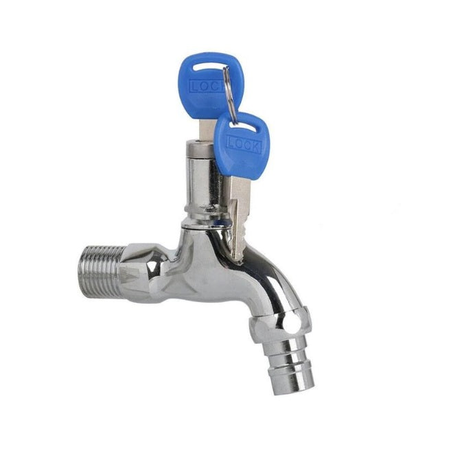 Grifo de apertura rápida con llave para cierre.