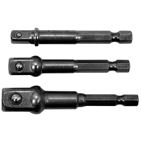 Adaptador De Puntas Hexagonales (3 Piezas, 1/4, 3/8, 1/2)