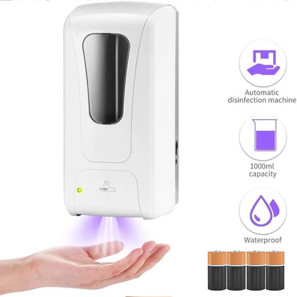 Dispensador Jabon Automatico ( Para instalacion a pared) Usa 4 baterias C (No incluidas)