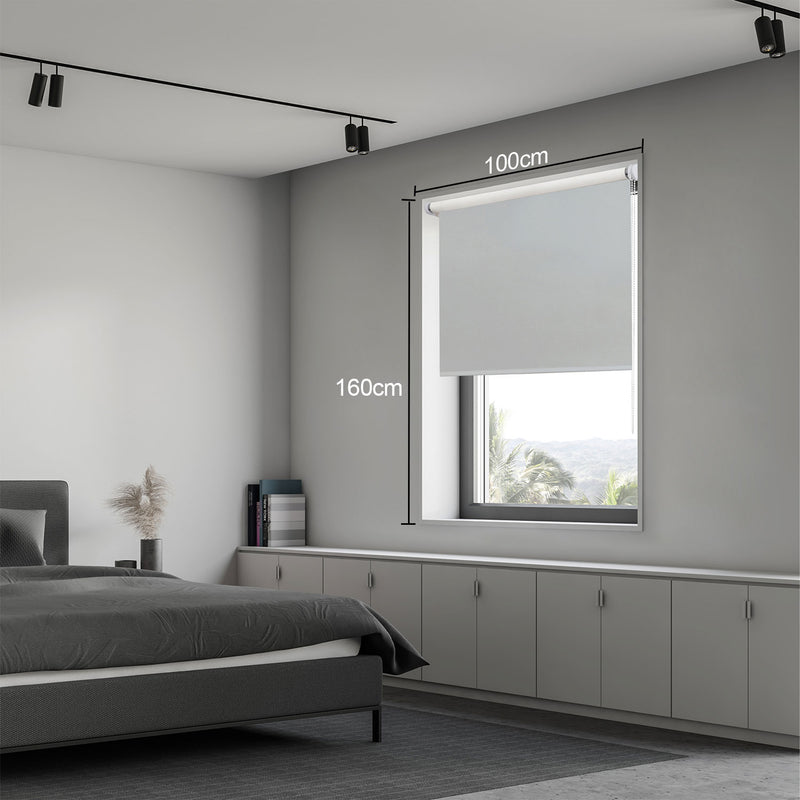 Persiana Blackout Roller  GRIS SOOTH 100X160CM INSPIRE