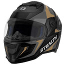 Cascos Stealth Solid Brillante Negro/Dorado