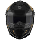 Cascos Stealth Solid Brillante Negro/Dorado