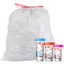 Bolsas de basura de residuo. Cartuchos Color blanco