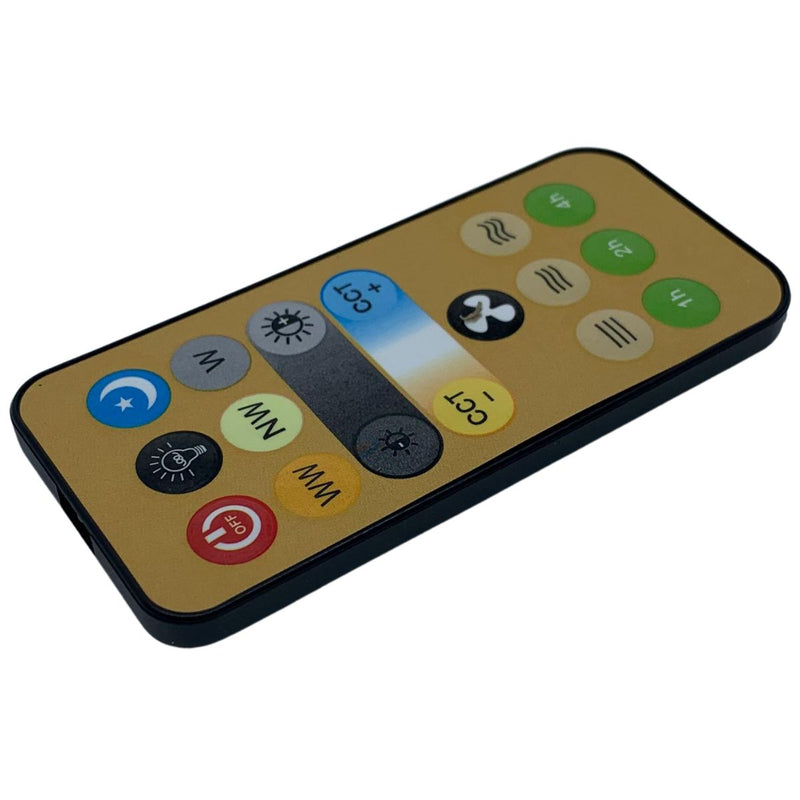 Control remoto para Abanico De Techo 20" socket E27 Con Luz Led Tono ajustable