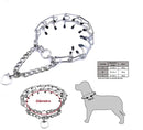 Collar de acero inoxidable de entrenamiento para Perros.  Talla S - Razas Pequeñas.