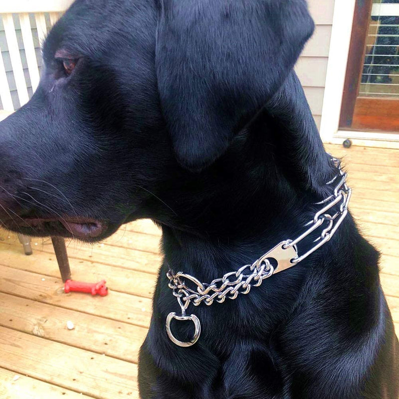Collar de acero inoxidable para entrenamiento de Perros.