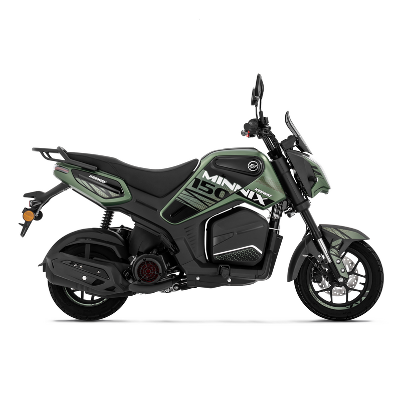 Moto Keeway MINNIX150 150cc Color Verde Motor Monocilíndrico 4 Tiempos. 2 Valvulas. AUTOMATICA