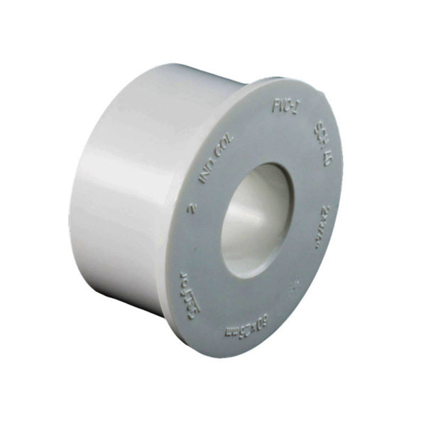 Reducción de PVC #40 a presión de 3/4" x 1/2"