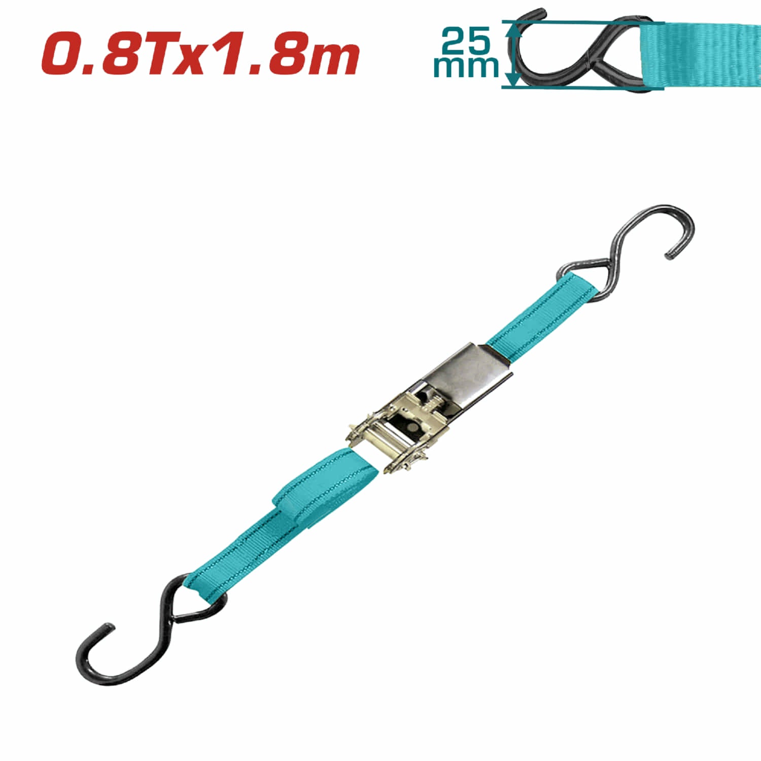 Sujetador tipo matraca  0.8T