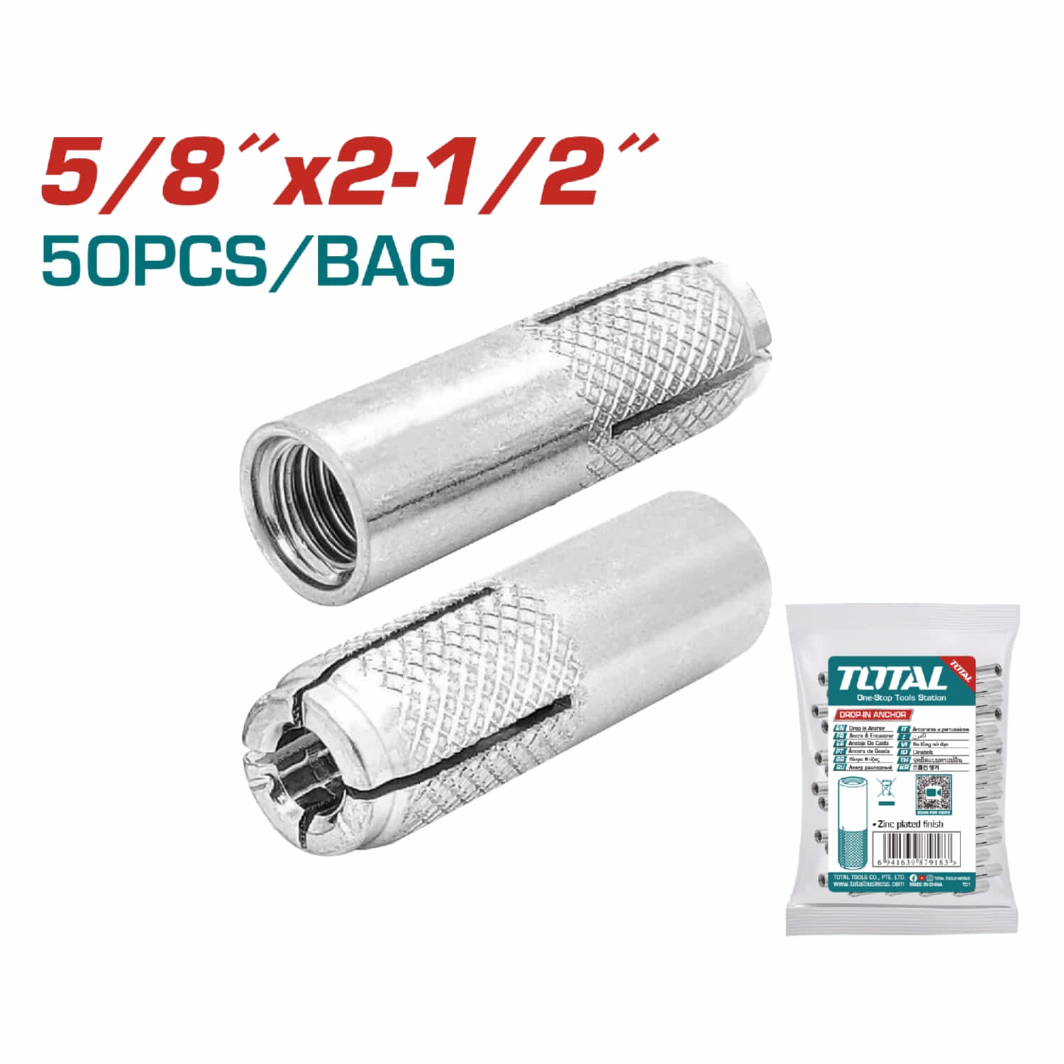 Gancio A S Zincato M-3, Alta Qualità, Confezione Da 200 Pezzi - 4