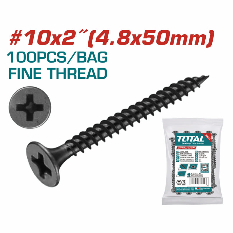 Tornillos para Gypsum (Yeso) (100 pzs.)