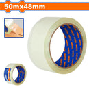 Tape de Embalaje Super Transparente 50mx48mm. Esp: 0.045mm. Ideal para cartón. Alta viscosidad.