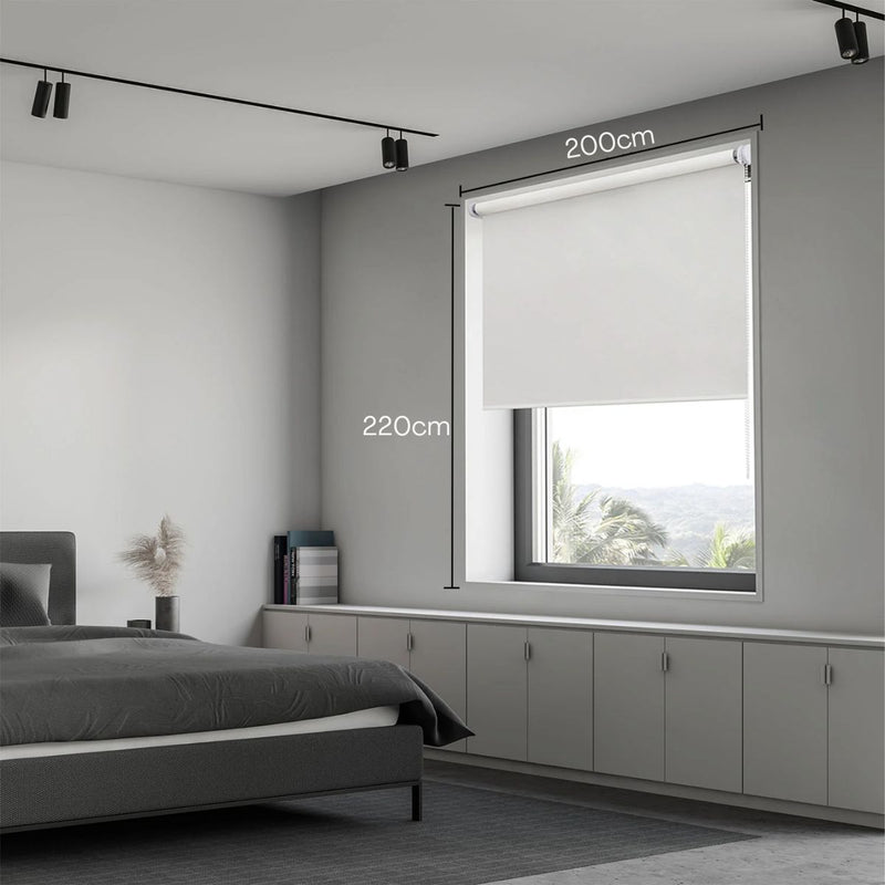 Persiana Blackout Roller  GRIS SOOTH 200X220CM INSPIRE
