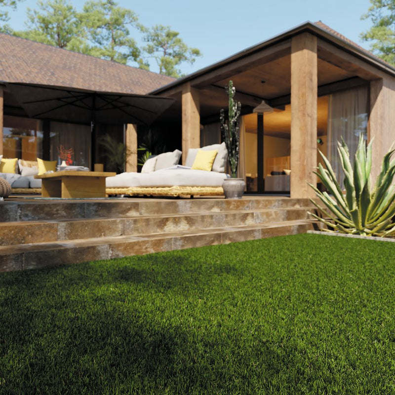 Césped grama Artificial 20 mm 3/4" – Rollo 2 × 5 mts | Uso Exterior | 5 años garantia | Resistente al cloro