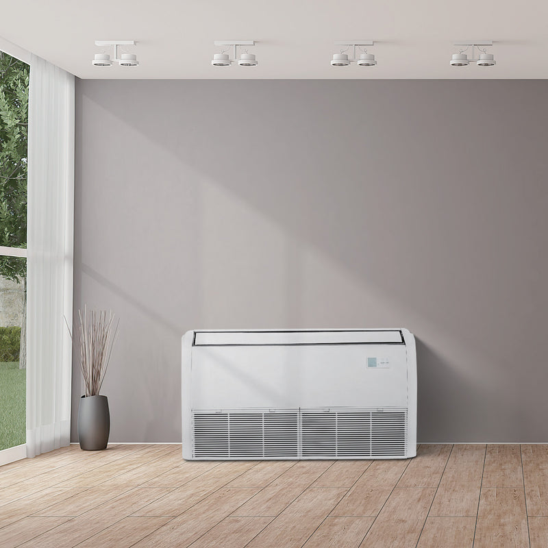 Aire acondicionado Piso Techo Inverter 60,000Btu / 5 TONS R410A Coil de Cobre SEER15