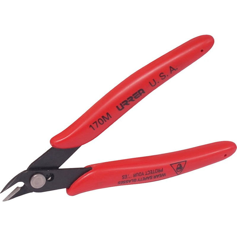 Pinza para electrónica corte al ras 22° uso pesado Urrea