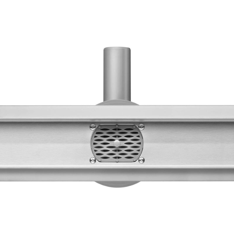 Drenaje desagüe de piso lineal rectangular largo con sifón rotatorio 70cm