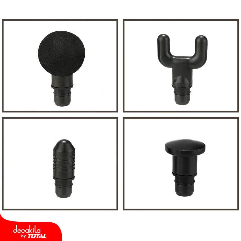 Pistola fascia masajeador portátil 6 velocidades, 21*17*6cm, 7.4V, 2000mAh