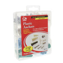 (112 piezas) Kit surtido de anclaje y tornillos