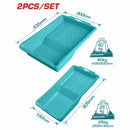 Bandejas para pintar. 435 x 300 x 150mm. Con marca de Volumen. Diseño especial. Set de 2 piezas.