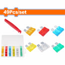 Fusibles de carro surtido 49 piezas surtidas. 5A, 10A, 15A, 20A, 25A, 30A