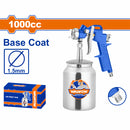 Pistola spray para Pintar 1000cc. Boquilla: 1.5mm. Ideal capa base. Presión: 3-4 bar. De aire para compresor