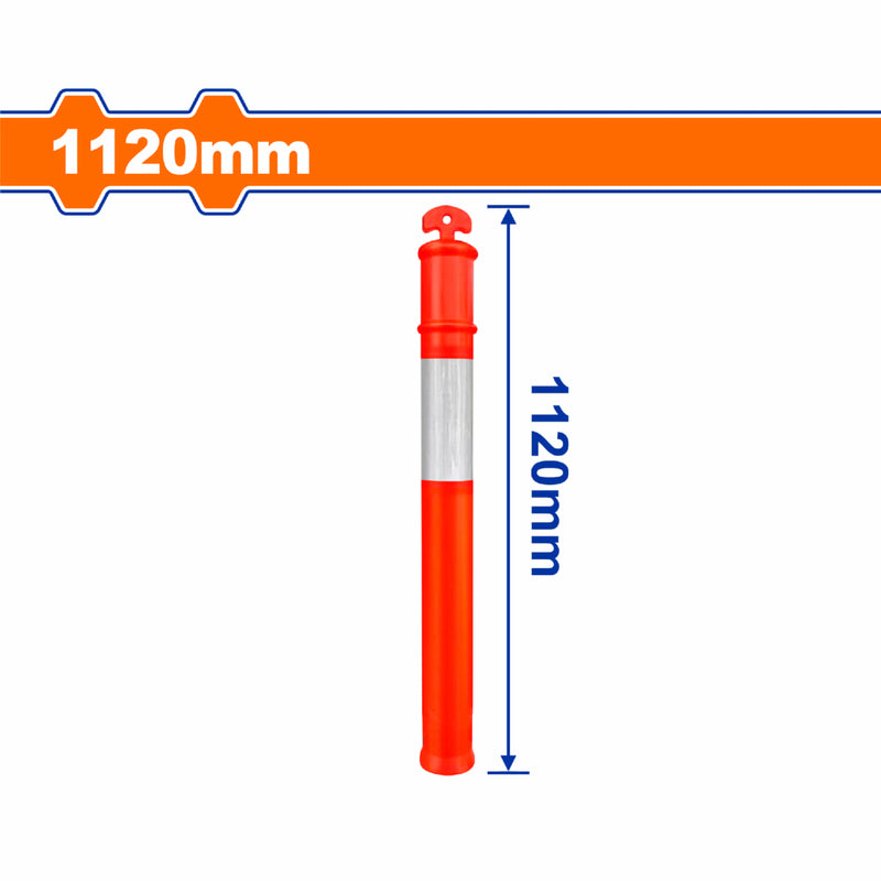 Poste de Advertencia con cinta reflectiva 1150mm. Compatible con WYJ2A06
