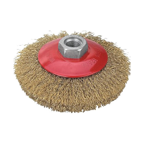 Rueda de alambre 4 1/2"  5/8"-11 UNC.