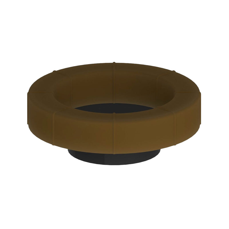 Anillo de cera para instalación de inodoros con guía