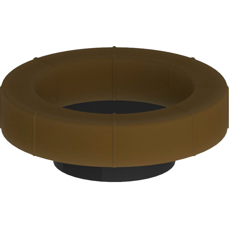 Anillo de cera para instalación de inodoros con guía