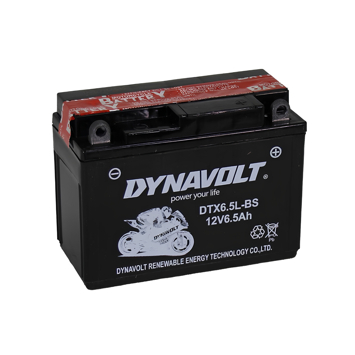 Batería para moto DTX65LBS 12V 6.5Ah (TX150 / TX200NEW)