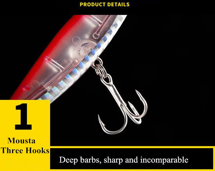 Señuelo Wobbler 9 cm 12.5 g 3D rojo