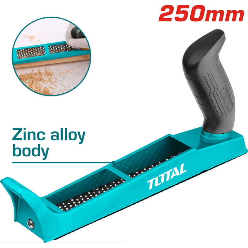 Raspador De Yeso, 250mm, plano, con cuchilla Intercambiable.