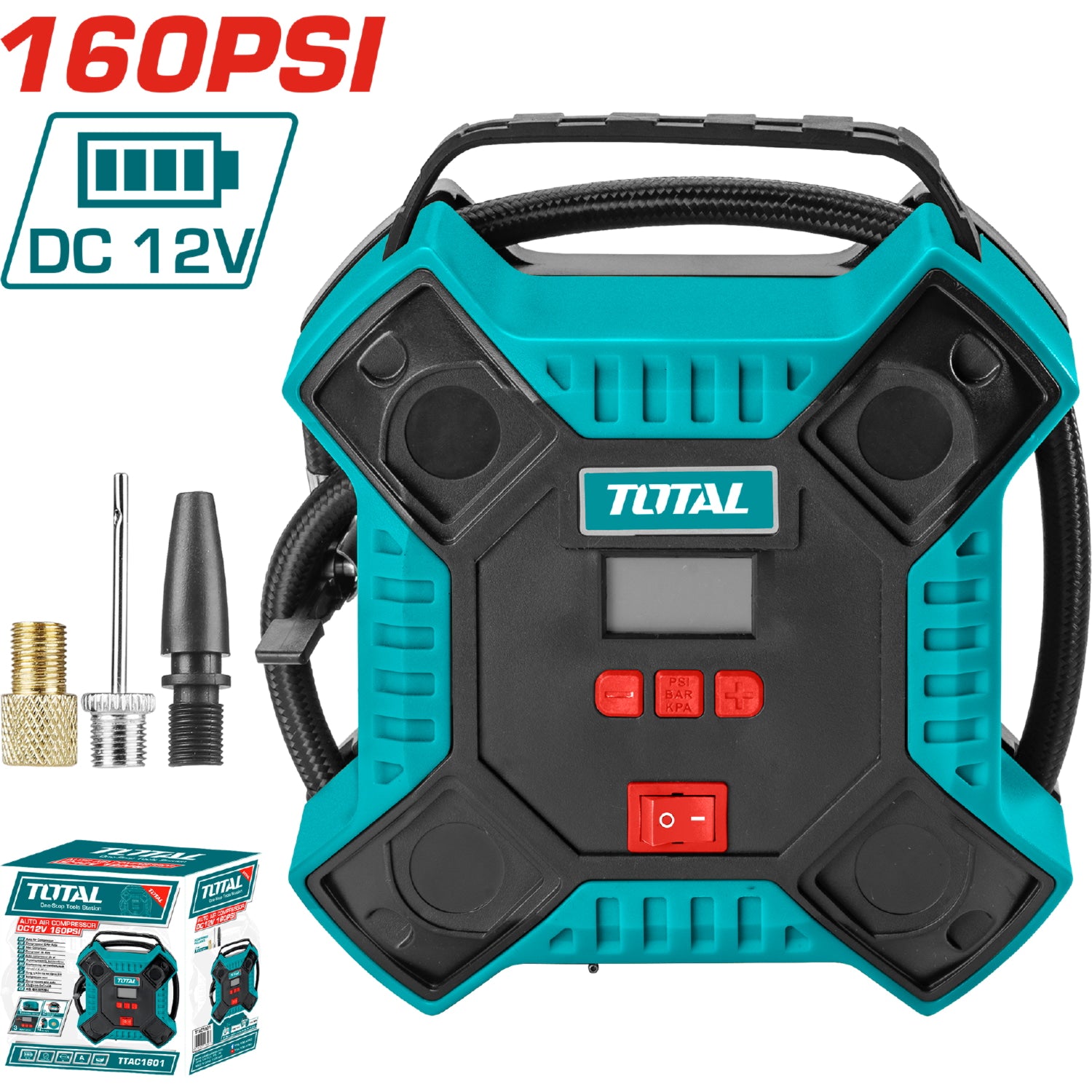 Compresor inalámbrico de Auto 12V 160 psi