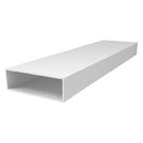 Tubo Rectangular  6" X 2" Espesor 3.0 Mm. Largo 5.85 Mts. Acabado Lacado Blanco